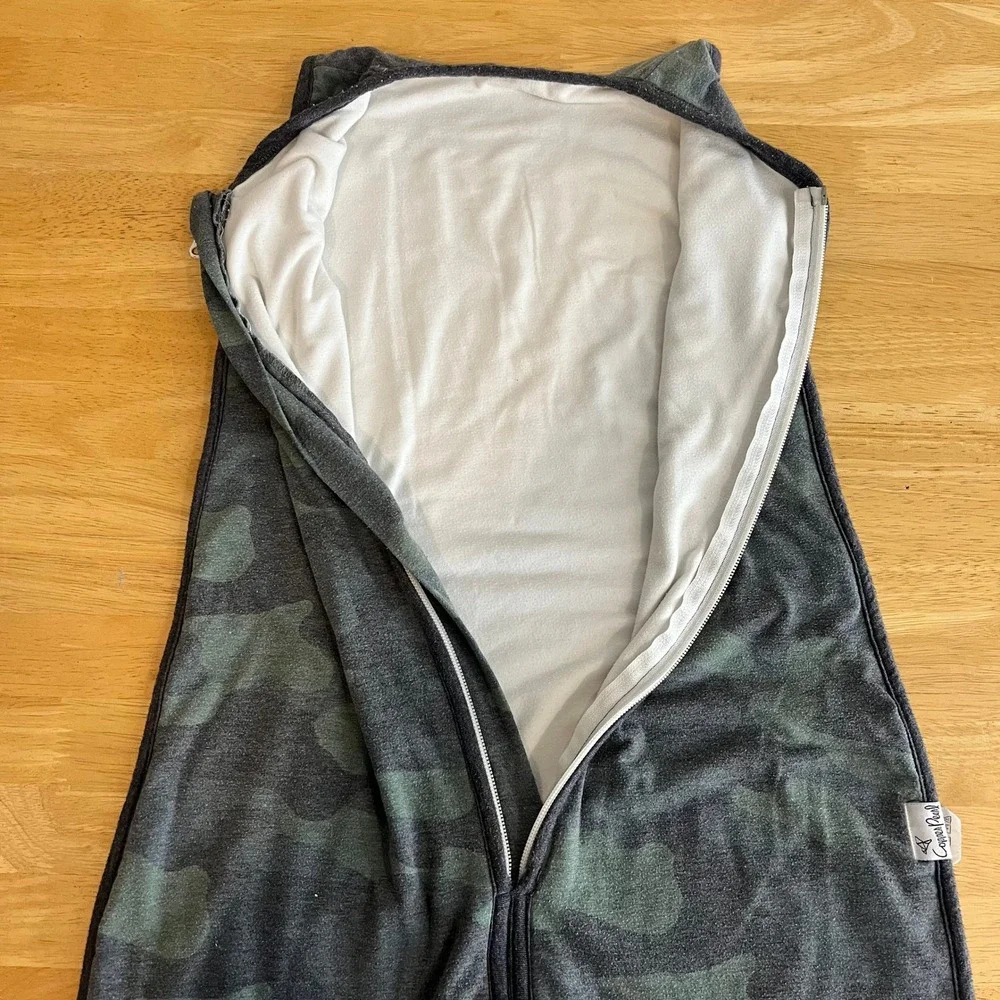 Copper Pearl Baby Sleep Bag 0-6 Months Green Camo Wearable Blanket Zipper Sack